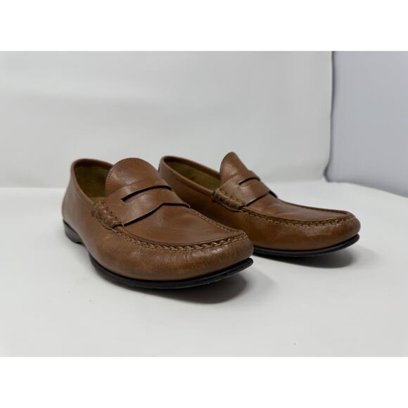 Cole Haan Grand Laser Penny Loafer British Tan 8.5 Preppy - Picture 1 of 7